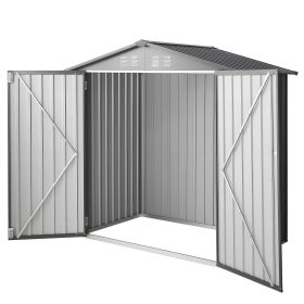 6 x 4 FT Metal Garden Shed