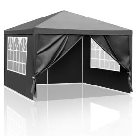 10'x10' Waterproof Black Party Tent