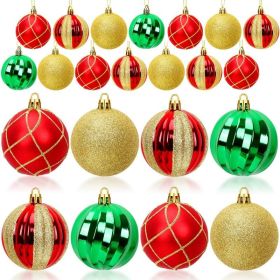 24PCS Shatterproof Christmas Ball Ornaments (Option: 8912829N)